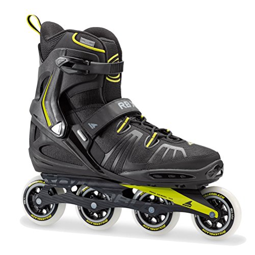 Rollerblade Hombres de XL Fitness Inline Skate, Negro y Verde