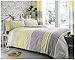 Gaveno Cavailia Luksusowy zestaw pościeli Charter, poszewka na kołdrę i poszewka na poduszkę, z poliestru, w kolorze musztardy, rozmiar Kingsize