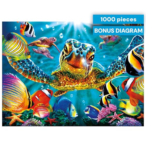 Rompecabezas Buffalo Games - Tiny Bubbles de 1000 piezas para adultos | Incluye póster para facilitar la clasificación y planificación, fabricado en EE.UU., tamaño final 26,75" x 19,75" miniatura 6