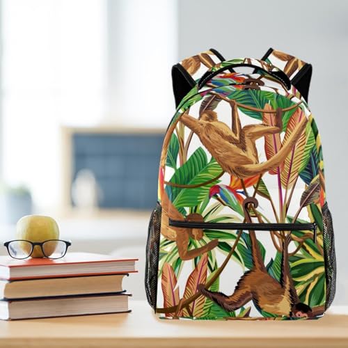 Sac à dos d'école singe de la jungle : idée cadeau originale pour ado - 5