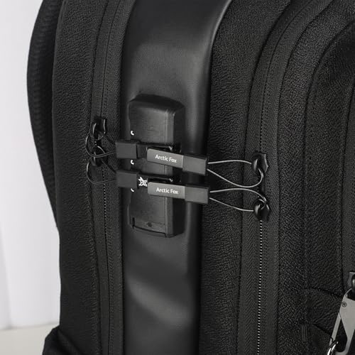 Image of Arctic Fox Atlas Laptop Backpack (Black)| 25 Ltr Capacity|Water Resistant | Multipurpose Backpack |Number Lock|Rain Cover| Trolley sleeve|15.6 Inches Unisex Laptop Bag