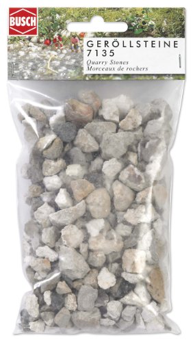 Preisvergleich Produktbild Busch 7135 - Geröllsteine Dunkelbraun