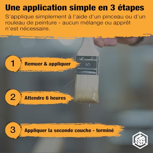 Membrane d'Étanchéité Liquide Toiture - 300g noire – vue 4