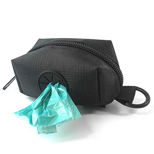 mewmewcat Pet Poop Bag Holder Leash Attachment Waste Bag Dispenser Adotar para Oxford Cloth para cãe