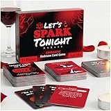LET'S SPARK TONIGHT - Romantic Bedroom Game for Couples | 144-Card Intimacy Deck with Deep Conversations, Spicy Dares & Positions | Best Date Night & Sexy Adult Gift for Him & Her. LGBTQ+ Friendly