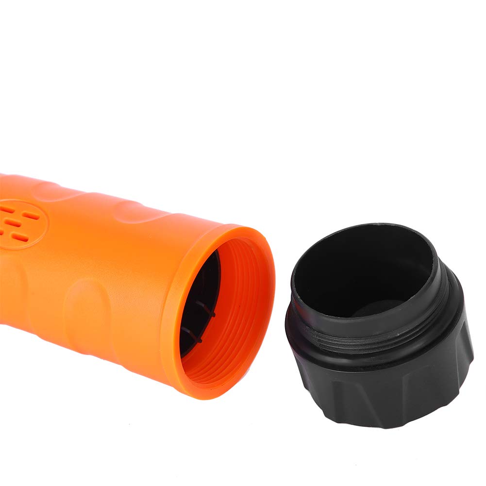 Gonetre Detector de Metales de Mano, Puntero Impermeable con Linterna LED para Detección en Exteriores (Naranja)