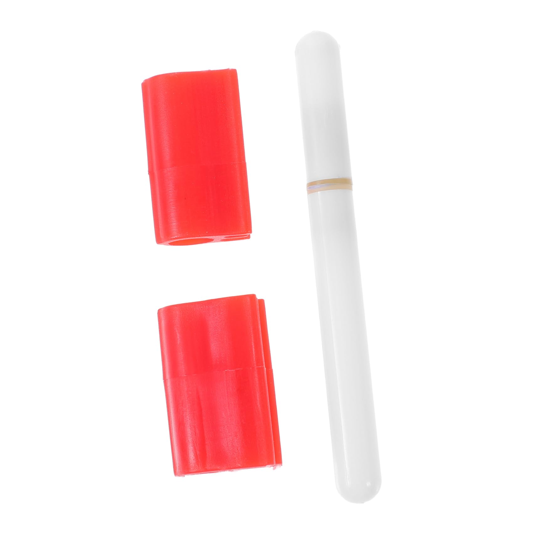 KICHOUSE Electronic Luminous Light Stick for Fishing Rod 7.7cm Led Glow Stick 6.5g Night Fishing Accessory with 2 Buckles