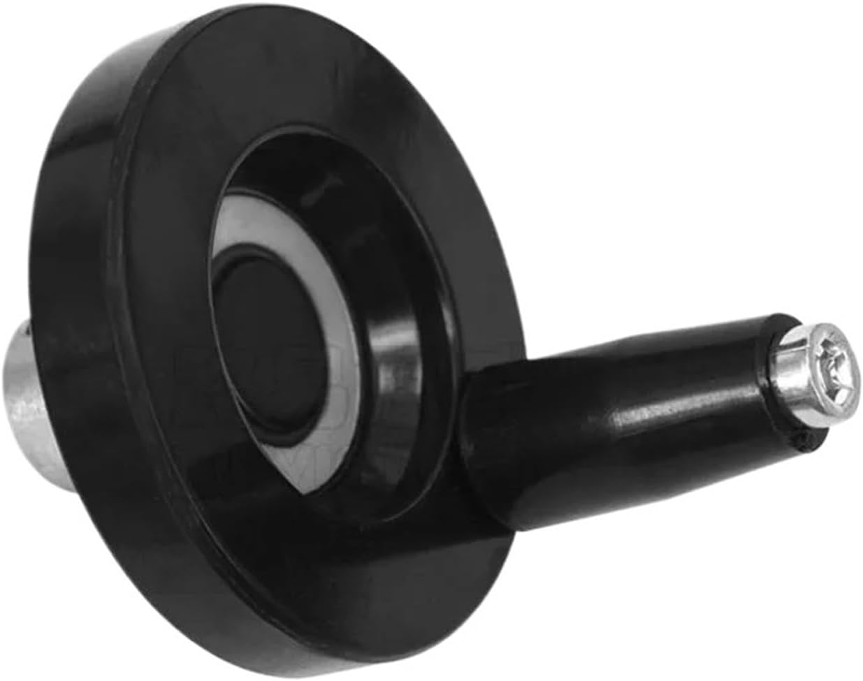 Round Hand Wheel Operate Bakelite Adjustment Handwheels Solid Handwheel with Revolving Handle for Cnc Machine Accessories(19x26-5x6.35,80mm)