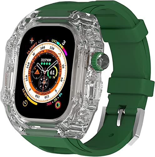 Bracelet de montre transparent antichoc ultra résistant Apple Watch 45mm