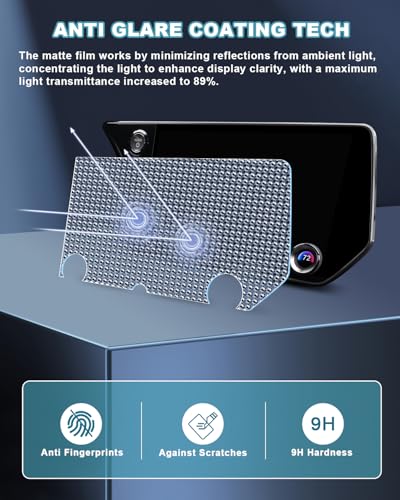 Image of CDEFG for 2025 2026 Lexus RX Screen Protector Matte Anti Glare for 14 Inch Touchscreen Tempered Glass 2023 2024 2025 2026 RX / 2024-2026 Lexus TX Accessories Screen Cover Anti-Fingerprint 9H Hardness