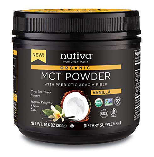 Nutiva Organic MCT Powder Vanilla 10.6 oz