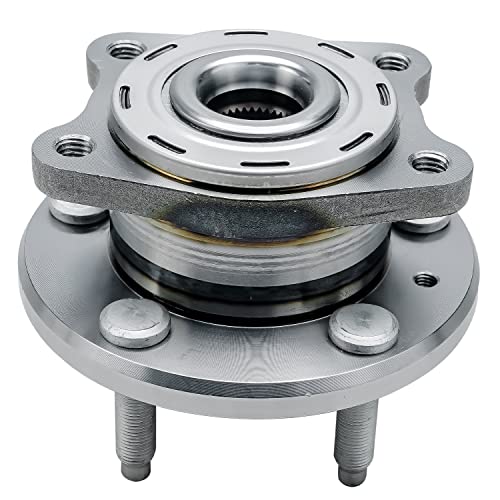 Image of Detroit Axle - AWD Rear 2pc Wheel Bearing Hubs for Ford Taurus X Freestyle Five Hundred Mercury Montego Sable, 2 Wheel Bearing and Hubs Assembly Replacement