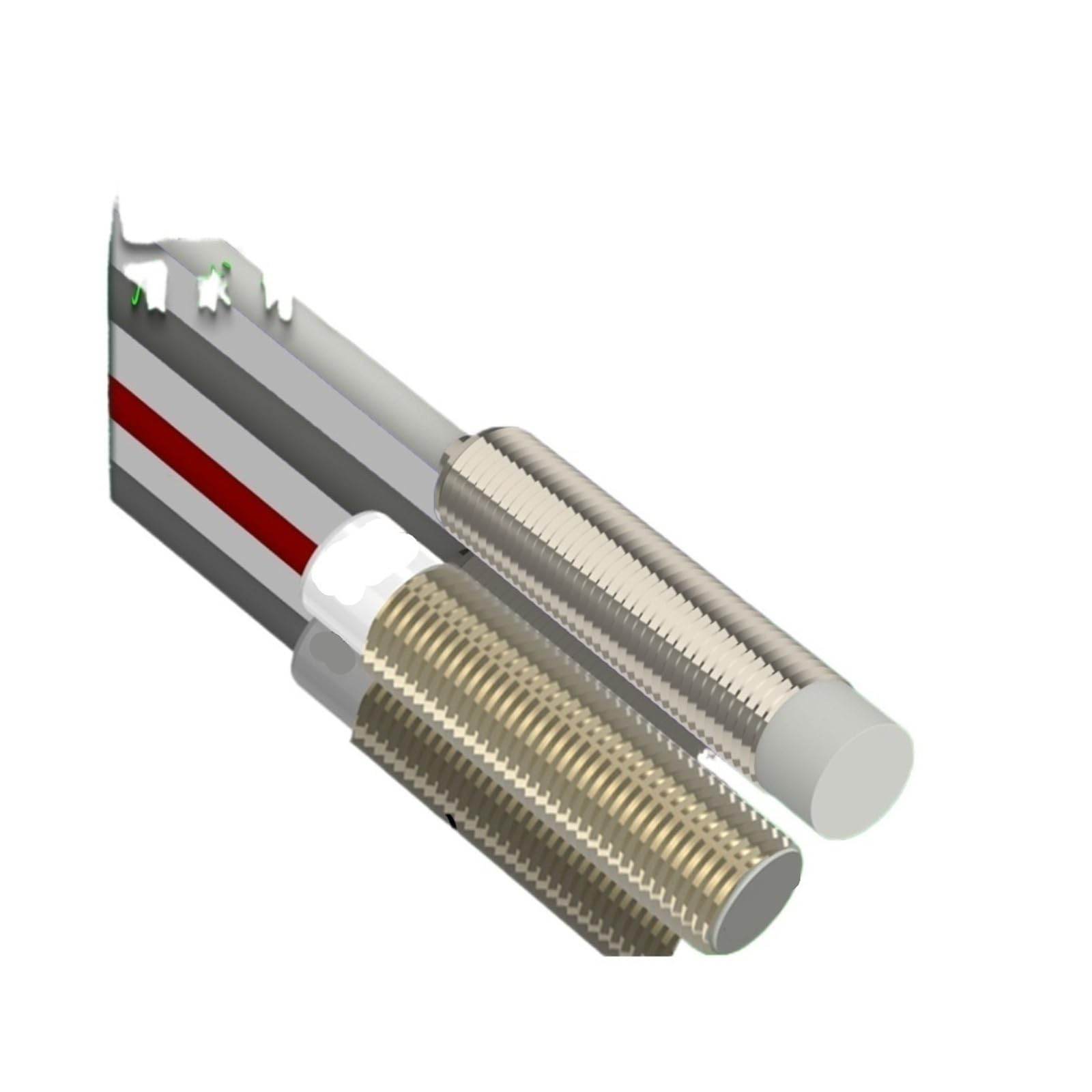 Capteur de proximité capacitif cylindrique M12 pour détection industrielle 4mm 3 fils