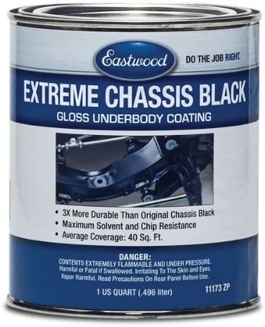 Eastwood Extreme Chassis Black High Gloss Qt Seal Rust Improves Chips Resistance
