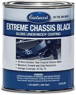 Eastwood Extreme Chassis Black High Gloss Qt Seal Rust Improves Chips Resistance