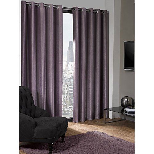Emma Barclay Logan - Textured Woven Blackout Eyelet Curtains in Silver - Width 90 x Drop 72" (228 x 183cm) - Image 3
