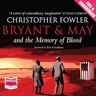Bryant & May and the Memory of Blood Audiolibro Por Christopher Fowler arte de portada