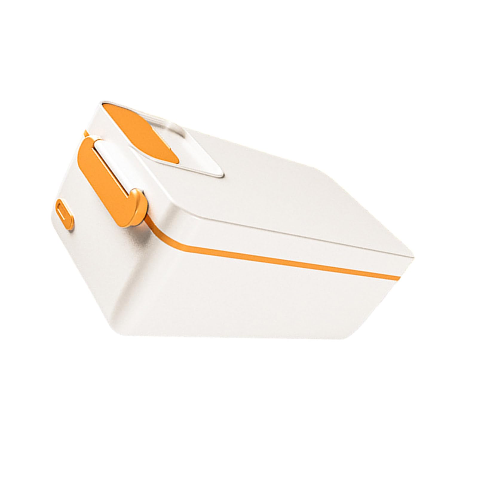 Buxuaaaa White Practical Lunch Box 3200Mah Food Box Warming Food Storage 304Stainless Steel Texture For Various Setting Safe Warmer