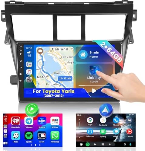 Amazon.com: Roinvou 2+64G Android 13 CarPlay Stereo for 2007-2012 ...