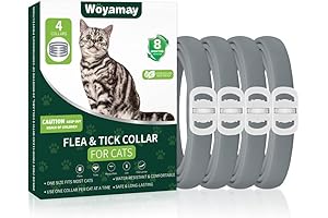 4 Pack Flea Collar for Cats: Purrfect Seresto Protection