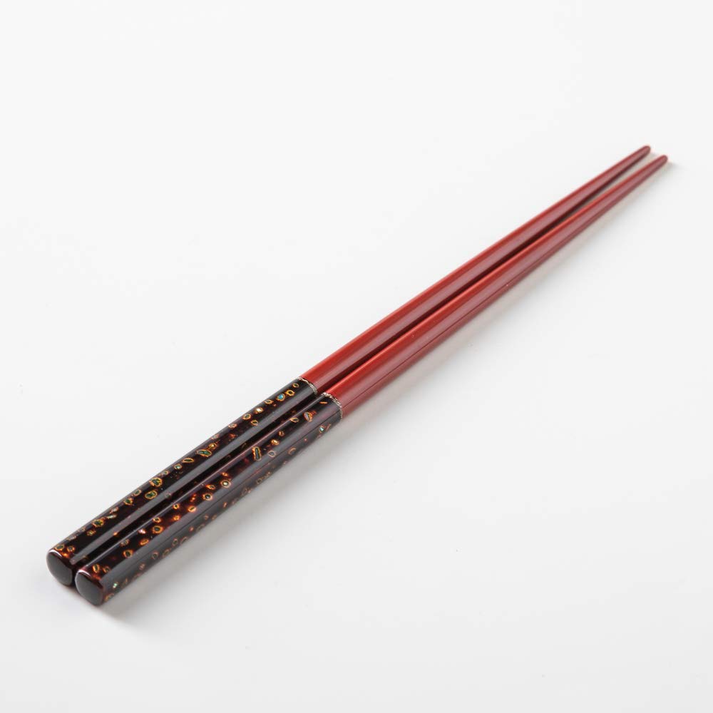 Amazon | 若狭塗箸 古代本塗り若狭 21.5cm | みよし漆器本舗 | 箸