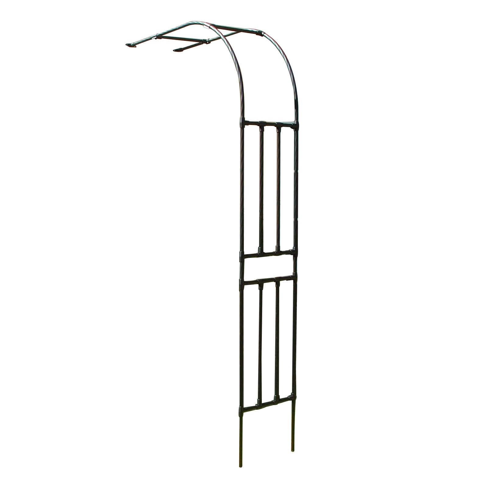 Support pour plantes grimpantes arche de jardin en acier traité haut de gamme 120cm