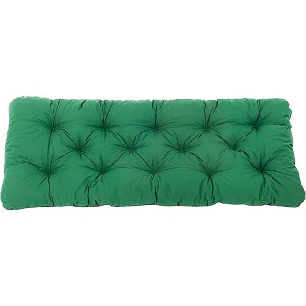 AMBIENTE HOME Evje Bench Seat Cushion Approx. 120 x 50 x 8 cm Set of 2 Green