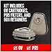 3M P95/OV Paint Project Reusable Respirator 6211, Medium Size, NIOSH-APPROVED Organic Vapor Cartridge & P95 Rated Filters, Lightweight, Flexible, Thermoplastic Faceseal For Comfort (6211P1-DC)