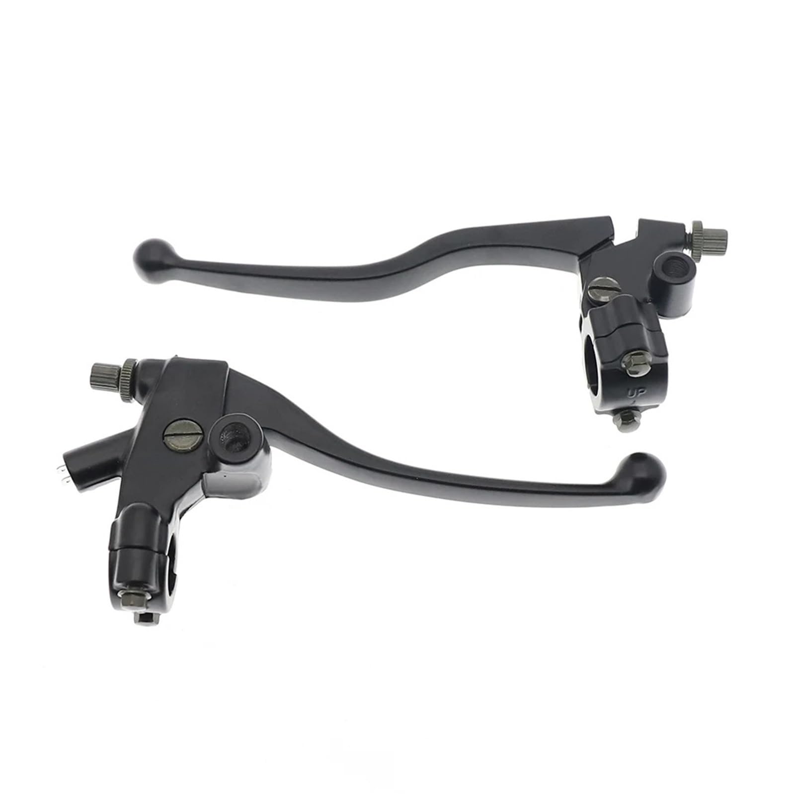 HGATSFGD Motorcycle Handle Support Mirror Base Assembly Clutch Brake Handle Fit for CGL125 CG125 WY125 Brake Handle Motorbike Brake Levers