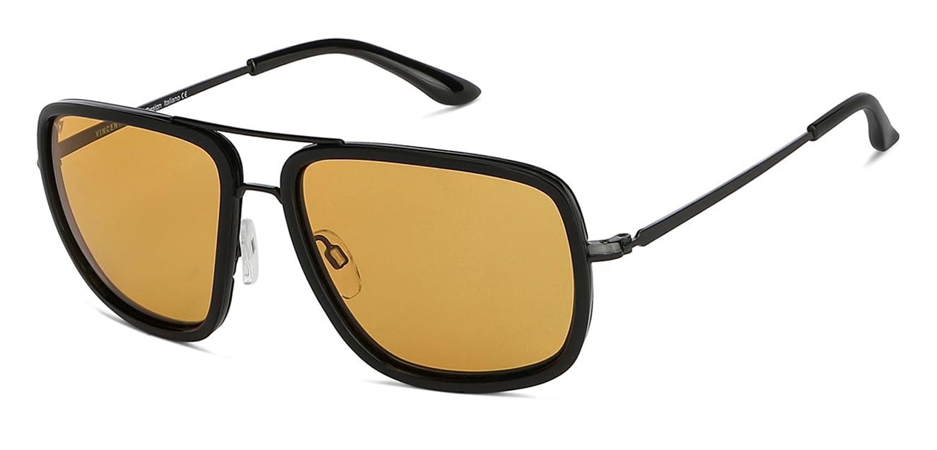 vincent chase eyewear Vincent Chase By Lenskart | Full Rim Rectangular | Blend Edit | Polarized and 100% UV Protected | Men & Women | Large | VC S11748-picture-33