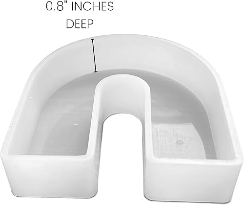 Miniatura 3 de Molde Freshie de silicona arcoíris | Tamaño 4 pulgadas de ancho x 4 pulgadas de largo x 0.8 pulgadas de profundidad | Molde Freshie en forma de arco