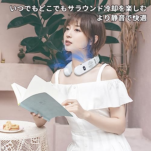 YAYAMIYA 2025斬新モデル！6000mAh・１秒冷却進化 首掛け扇風機 ネッククーラー ネックファン の商品画像 6