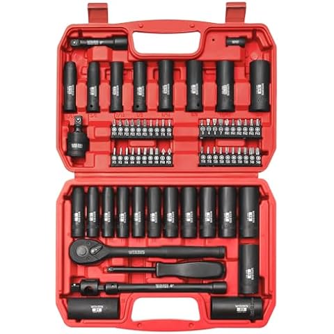 WIILDIS 70pcs 3/8" Drive Socket Set Cover