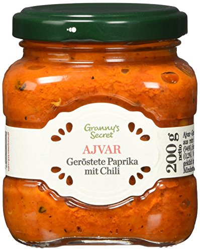 Granny´s Secret Ajvar Geröstete Paprika mit Chili - Original aus Serbien (1 x 200 g)