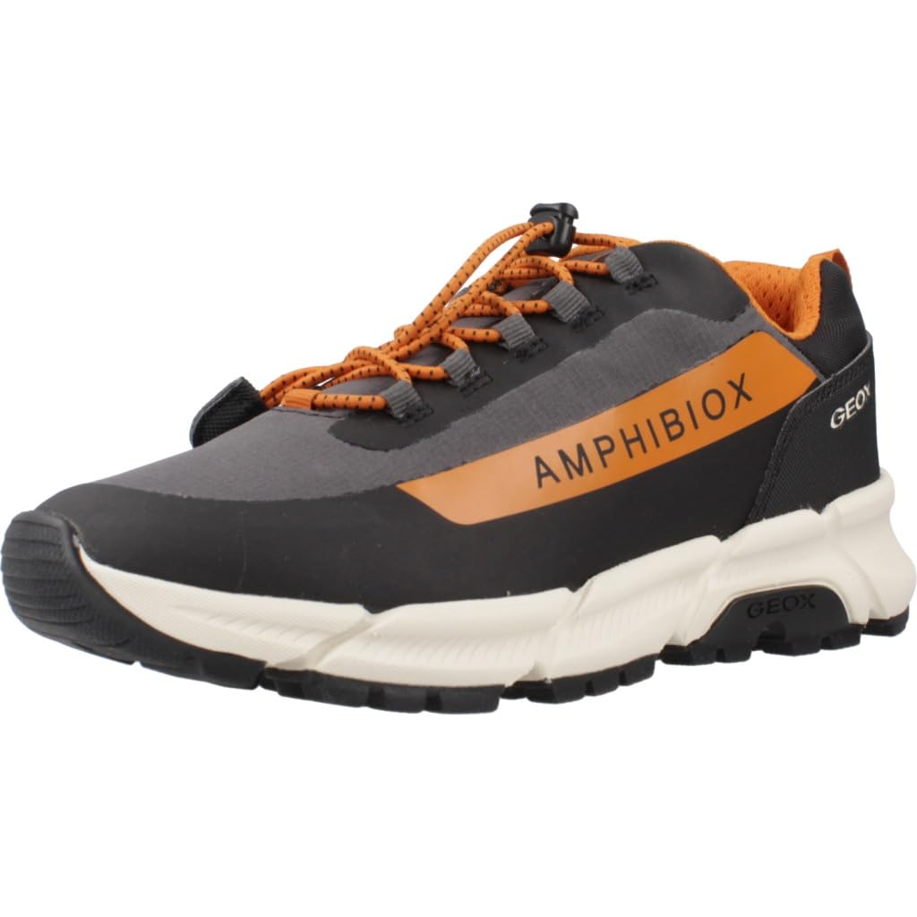 Geox J FLEXYPER Plus BOY, Sneaker, Gray