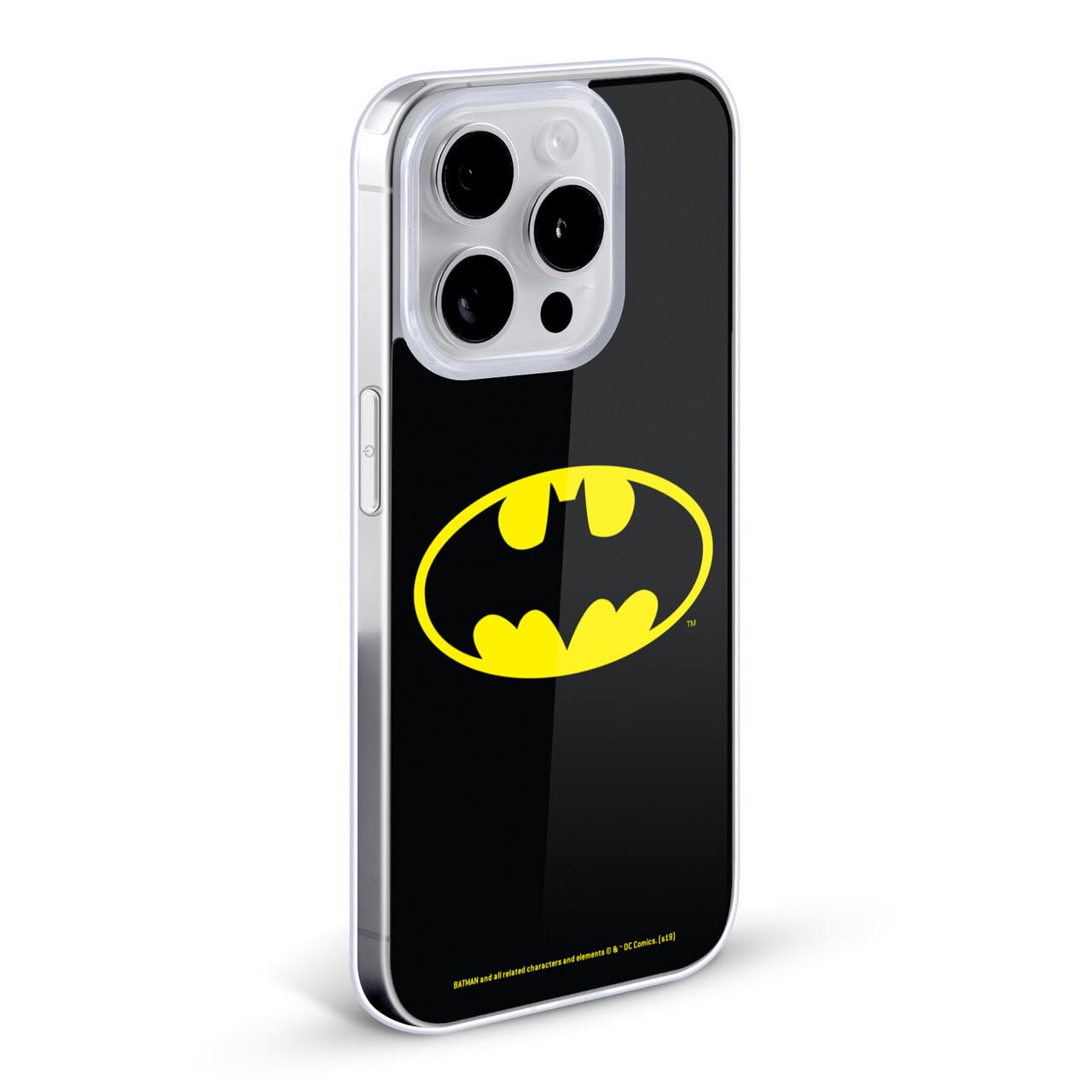 Head Case Designs sous Licence Officielle Batman DC Comics Classique Logos Coque en Gel [Protection de Qualité Militaire] Compatible avec Apple iPhone 16e / iPhone 17e Et Compatible avec MagSafe
