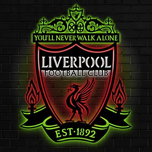Liverpool Led Sign SHAYONA Liverpool Led Sign, Football Led Sign, Premier League Lighted ...