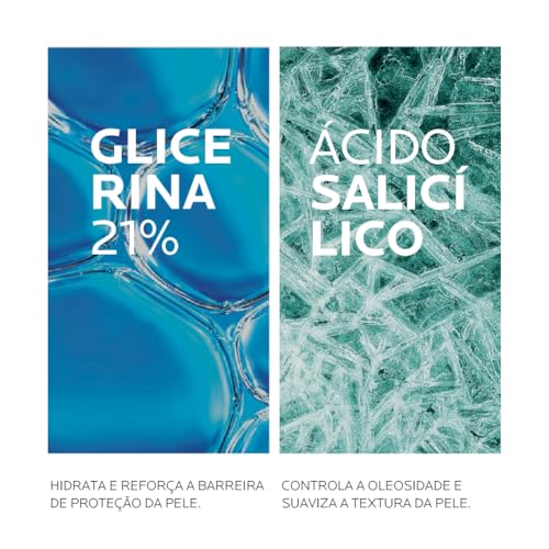 La Roche-Posay Effaclar Reequilibrante 100g, Espuma Cremosa de Limpeza para Peles Mistas a Oleosas.