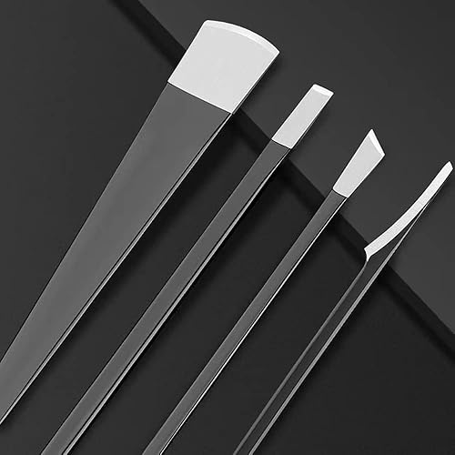 Miniatura 2 de Kits de herramientas de cuchillos de pedicura, removedor profesional de callos de pies de piel muerta de acero inoxidable, 4 piezas de cuchillos