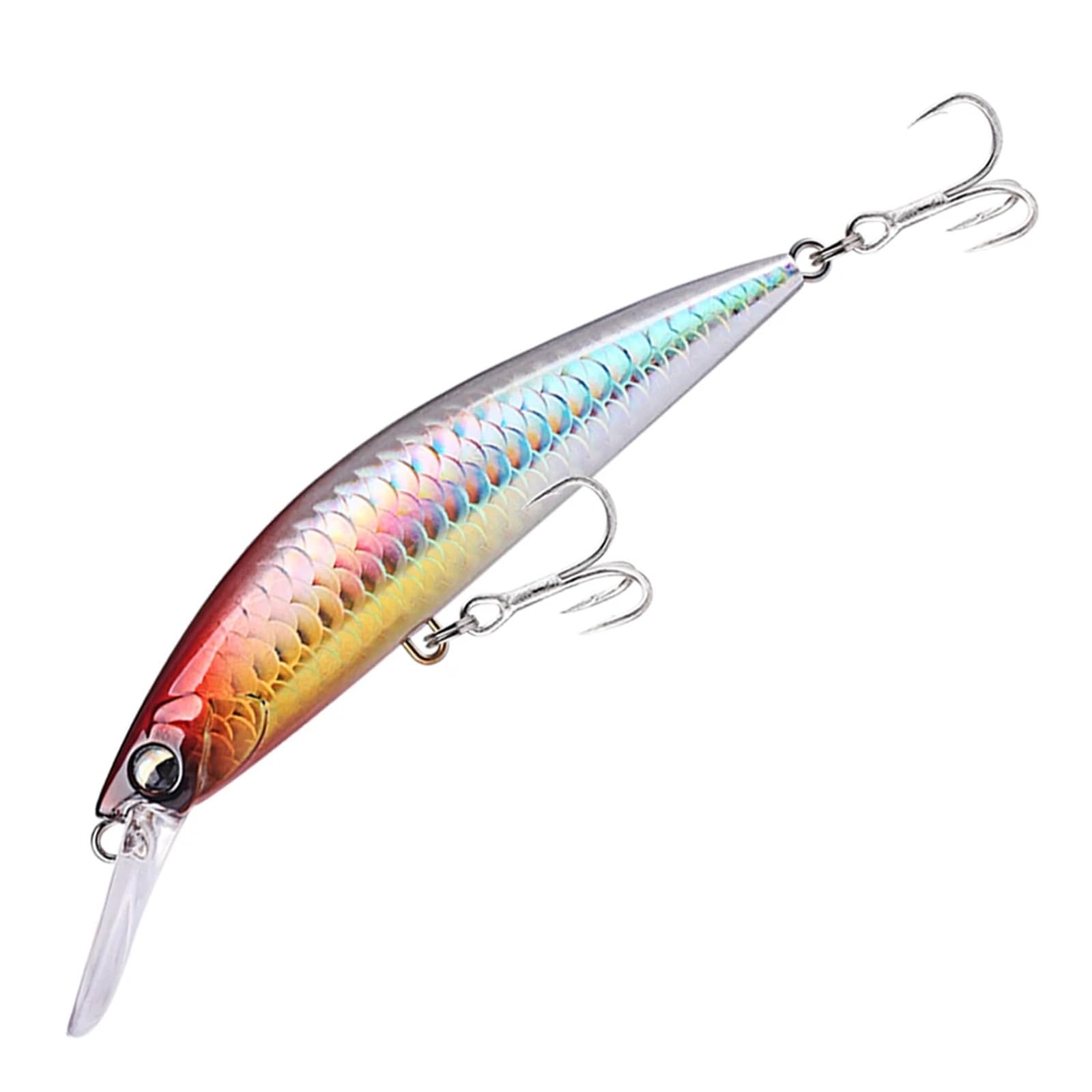 ACTINPANT 1pc 10CM 29G / 3.93IN 1.02OZ Long Casting Minnow Wobbler Sinking Saltwater Fishing Lure Seabass Tackle Minnow Bait(CC131-3)