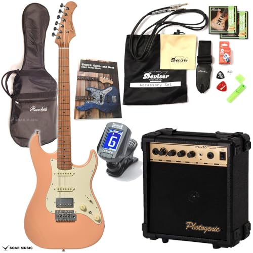 Amazon | Bacchus GS-2DX RSM/M エレキギター 初心者セット バッカス