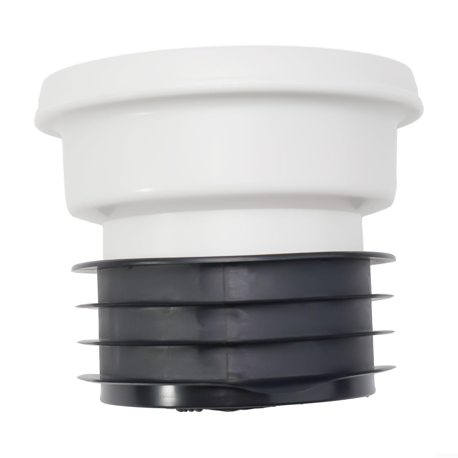 Raccord D'installation D'égout de Toilette, Raccord excentrique de 0 mm pour cuvette de WC, raccord de buse de WC, tuyau de vidange de toilette adapté à l'excentrique droit décalé (0 cm)