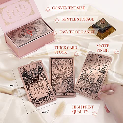 Tarot impermeable con guía para principiantes en español
