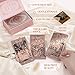lrjrizzo Waterproof Tarot Cards with Meanings on Them Gold Tarot Cards with Guide Book Gold Foil for Beginners 78 Classic Origina Rider Waite Taro Deck Fortune Telling Game