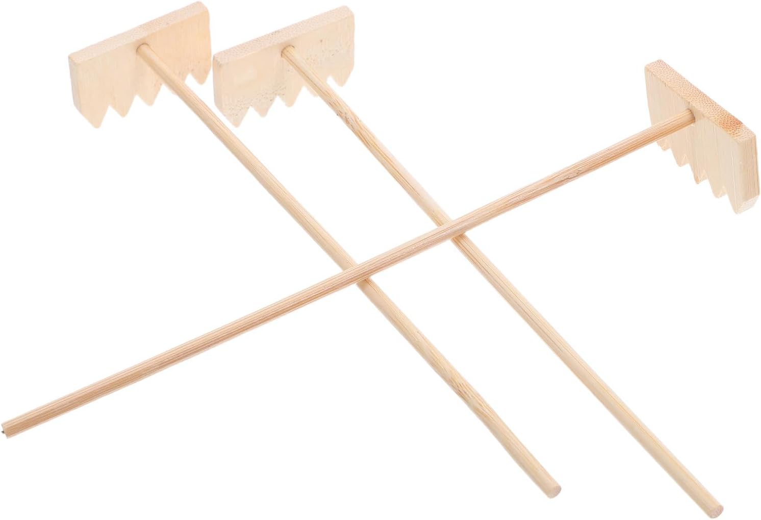 3pcs Mini Bamboo Zen Garden Rake Tools Xmas Drawing Pen