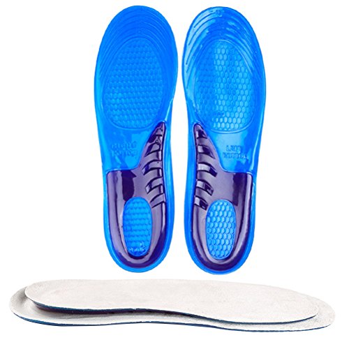 Palmilhas de sapato ROSENICE com sola macia e absorvente de choque, gel de silicone para massagem e
