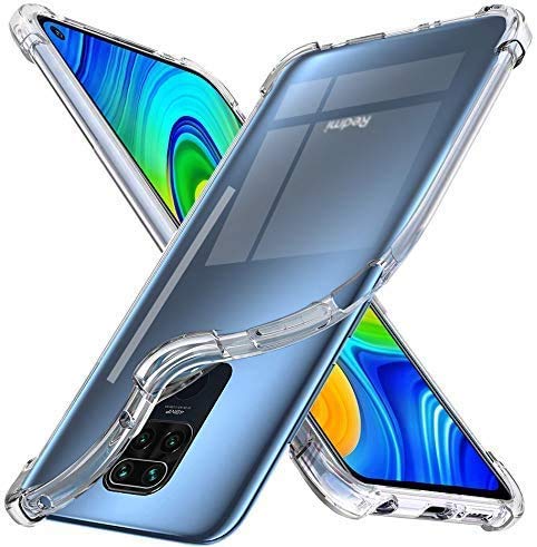 STWG Ultimate Hybrid Protection Silicone Back Cover Case for Redmi Note 9 | Crystal Clear TPU Bumper Back Cover for Redmi Note 9 (Transparent) (B08RGSJR48) Amazon Price History, Amazon Price Tracker