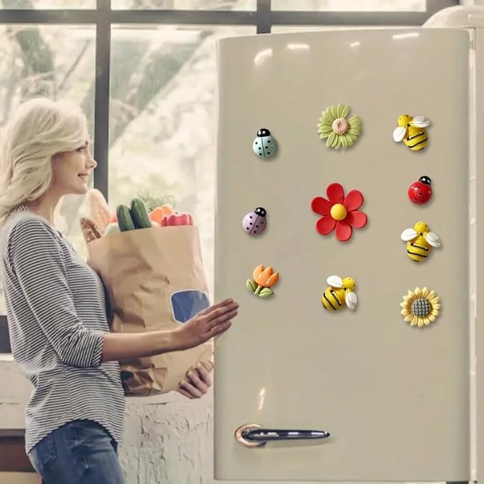 10 Imánes de Refrigerador Decorativos miniatura 5