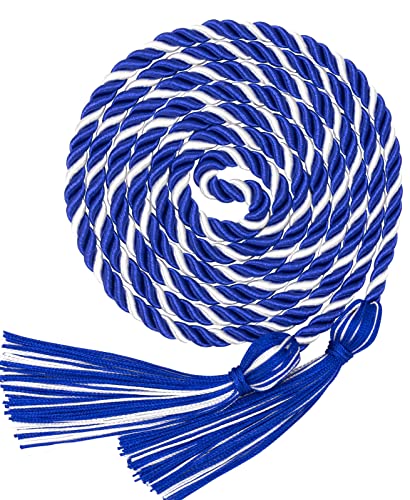 Graduation Cords Blue White Cords for Graduation 2026 Graduation Honor Cords (Mixed Blue and White)