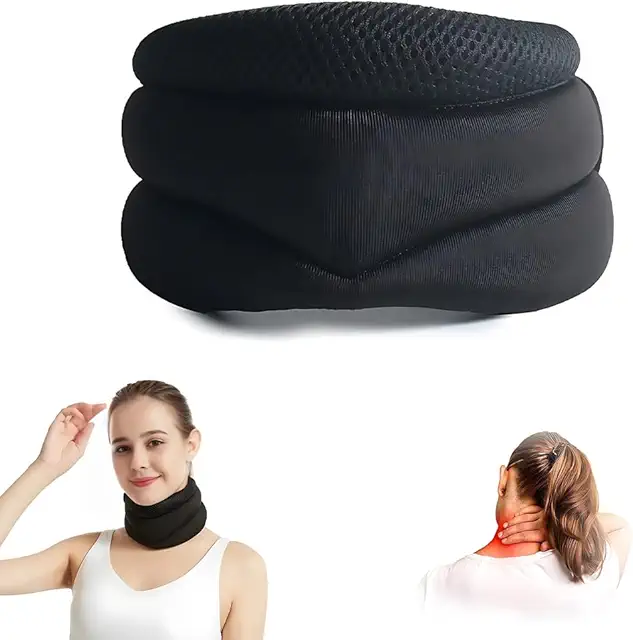 Collare Cervicale Morbido Regolabile a 3 Livelli per Dolore al Collo - Uomini e Donne